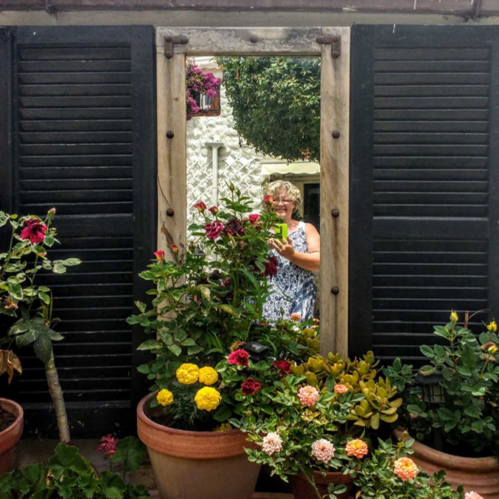 Tending garden while house sitting abroad in Cyprus