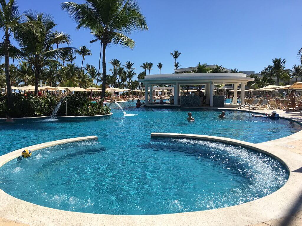 Resort pool at Punta Cana