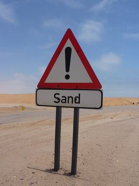funny sand from Namibia