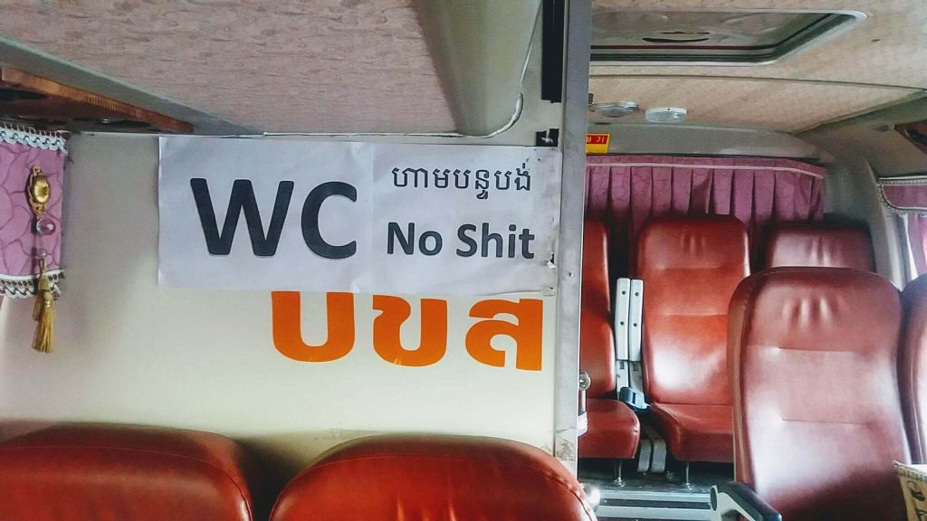 Sing on bus in Vietnam