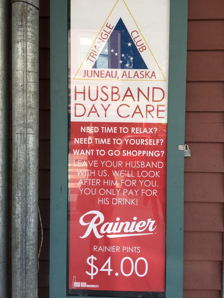 Husband day care funny sign