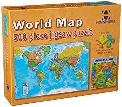 world map jigzaw puzzle