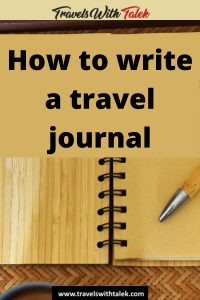 travel journal essay