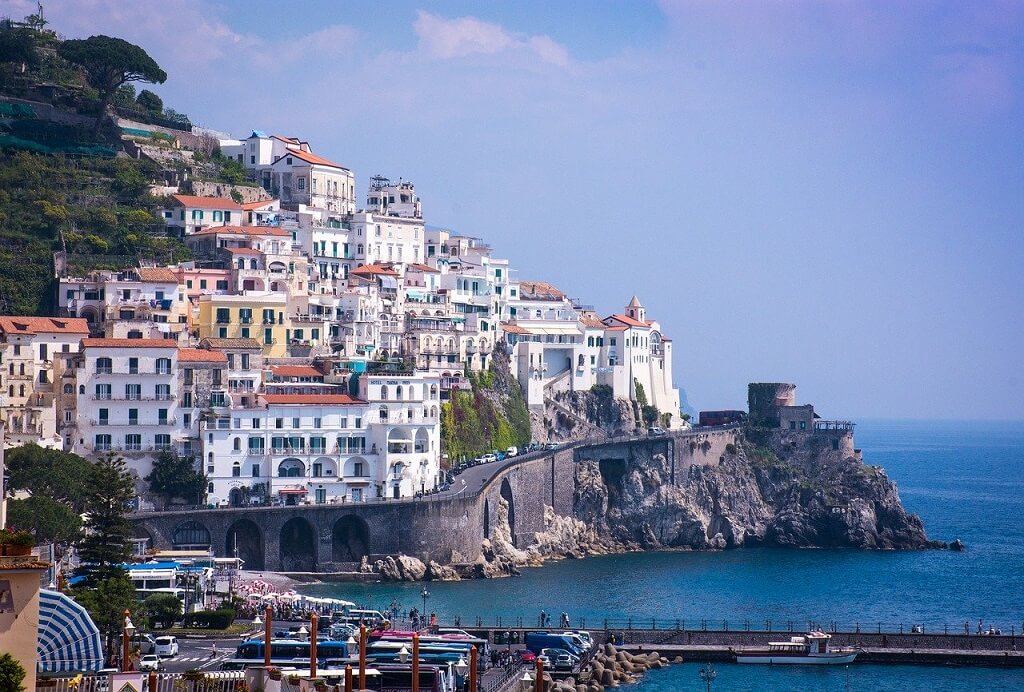 Amalfi coast view