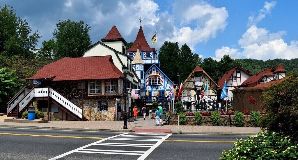 Bavarian village in Helen, Georgia