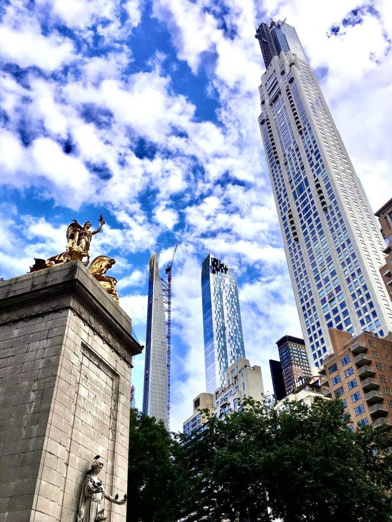 Grand Army Plaza on Central Park's southern edge