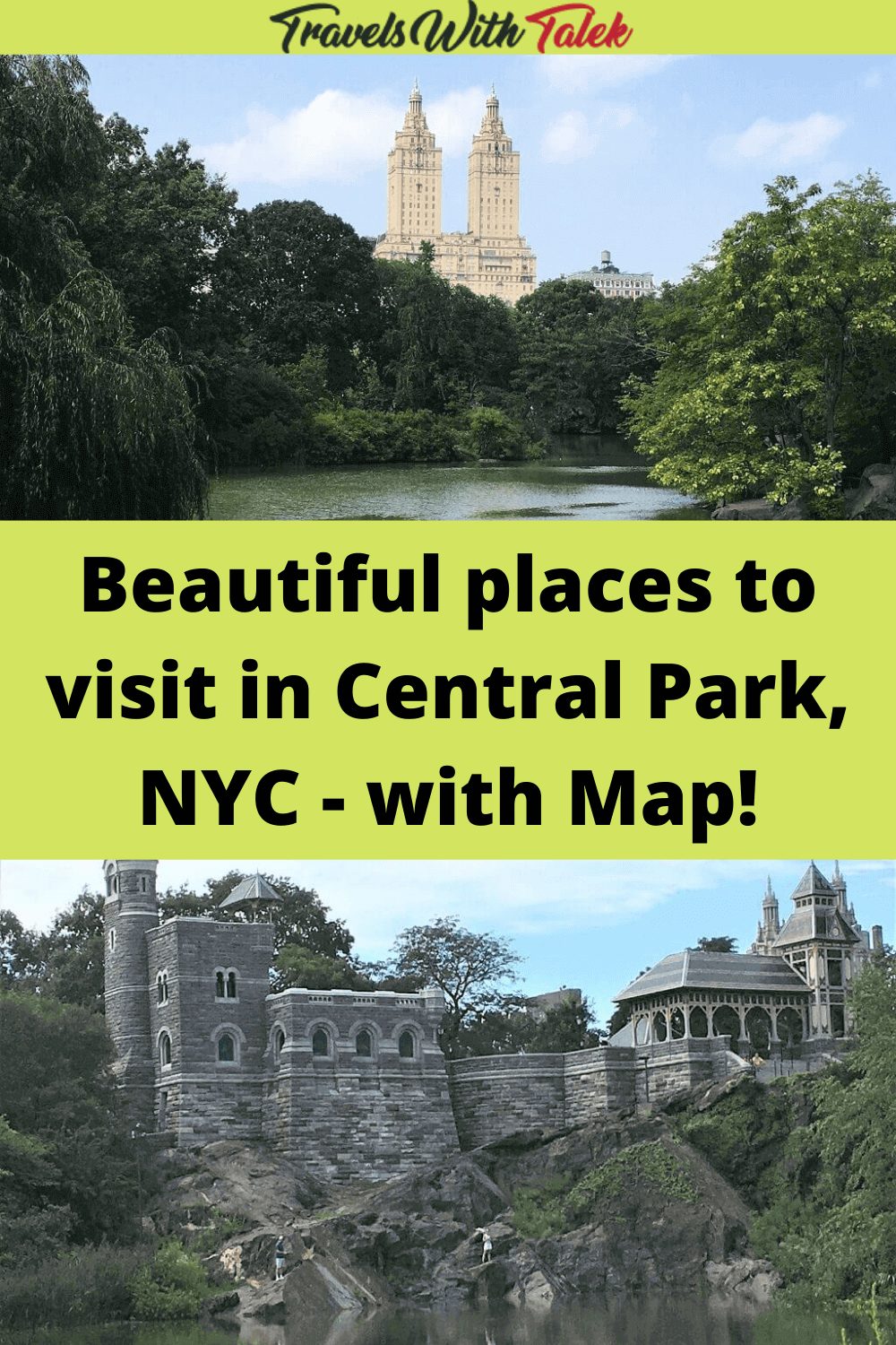 BEAUTIFUL PLACES TO VISIT IN CENTRAL PARK, NYC WITH MAP! Travels