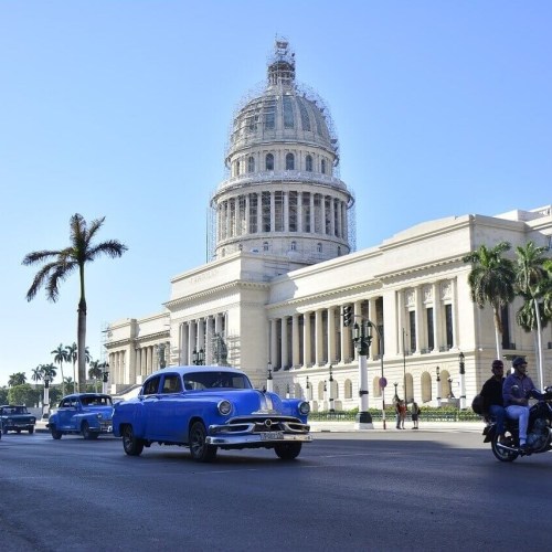 The capitol building in Havana