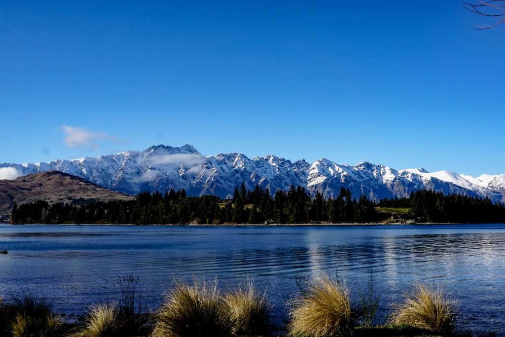 Lake Wakatipu in Otago, New Zealand