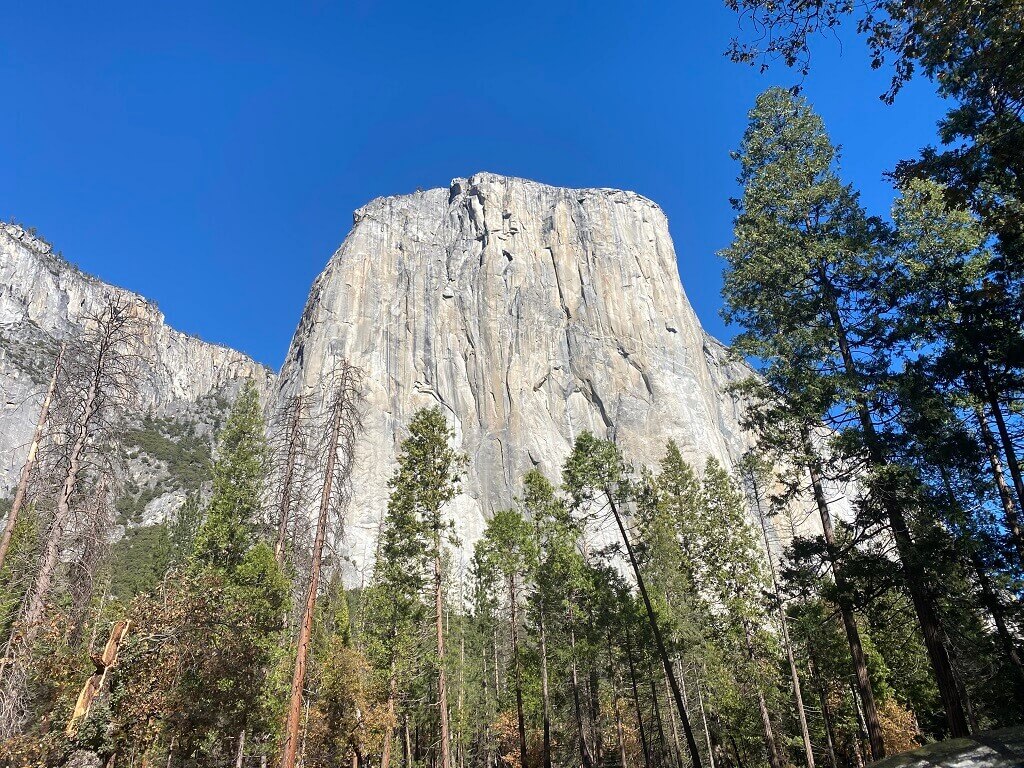 El Capitan seen on an RV adventure