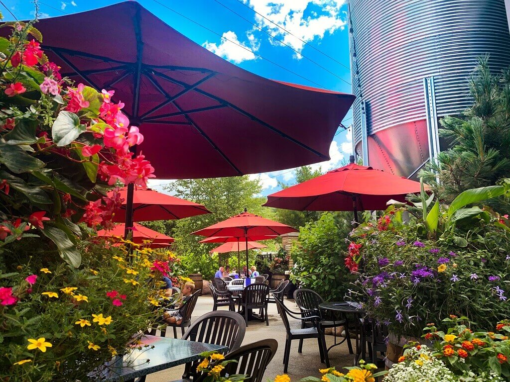 Beer Garden at the Ellicottville Brewery