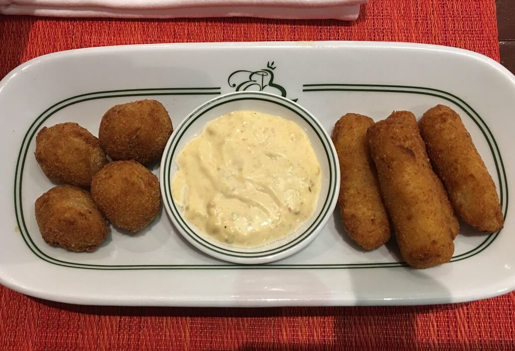 croquettes on a plate 