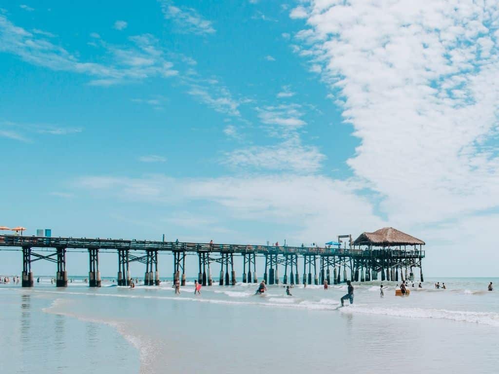 The Cocoa Beach Pier.