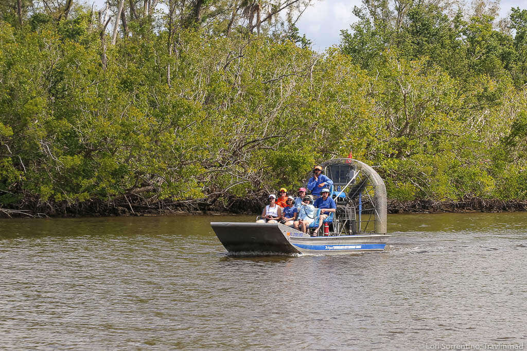 Airboat in the Everglades