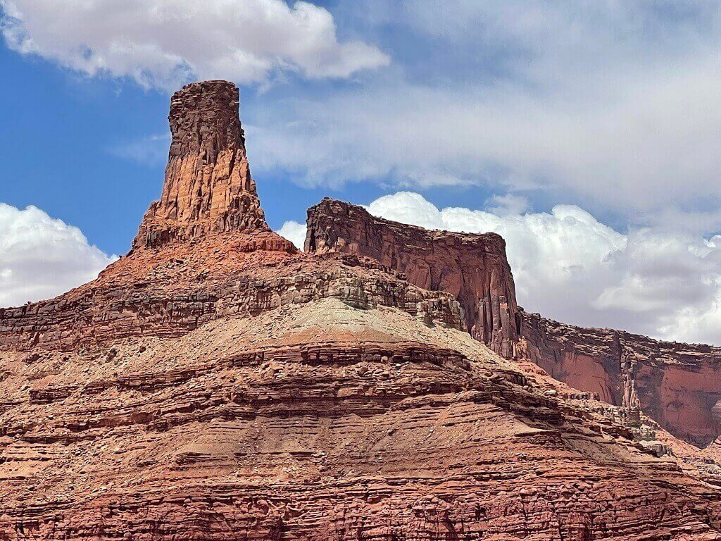 View of butte in Canyonland National Park