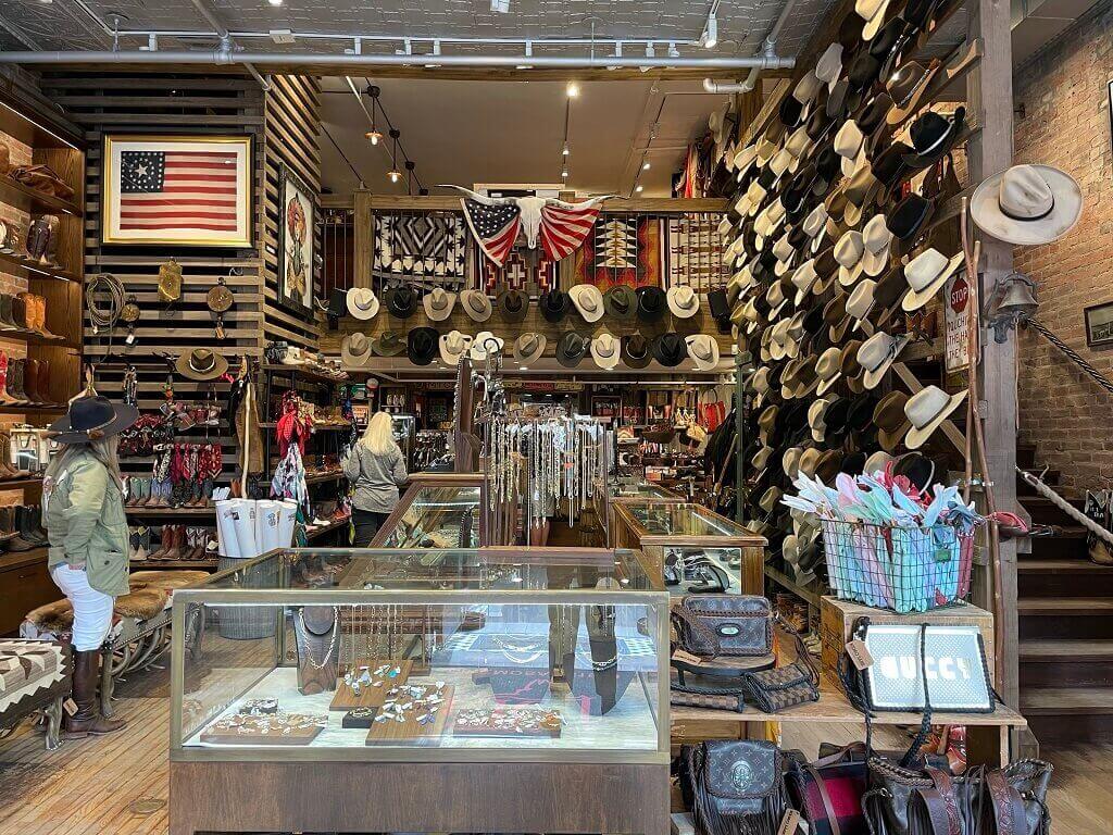 A western store in Aspen, Colorado