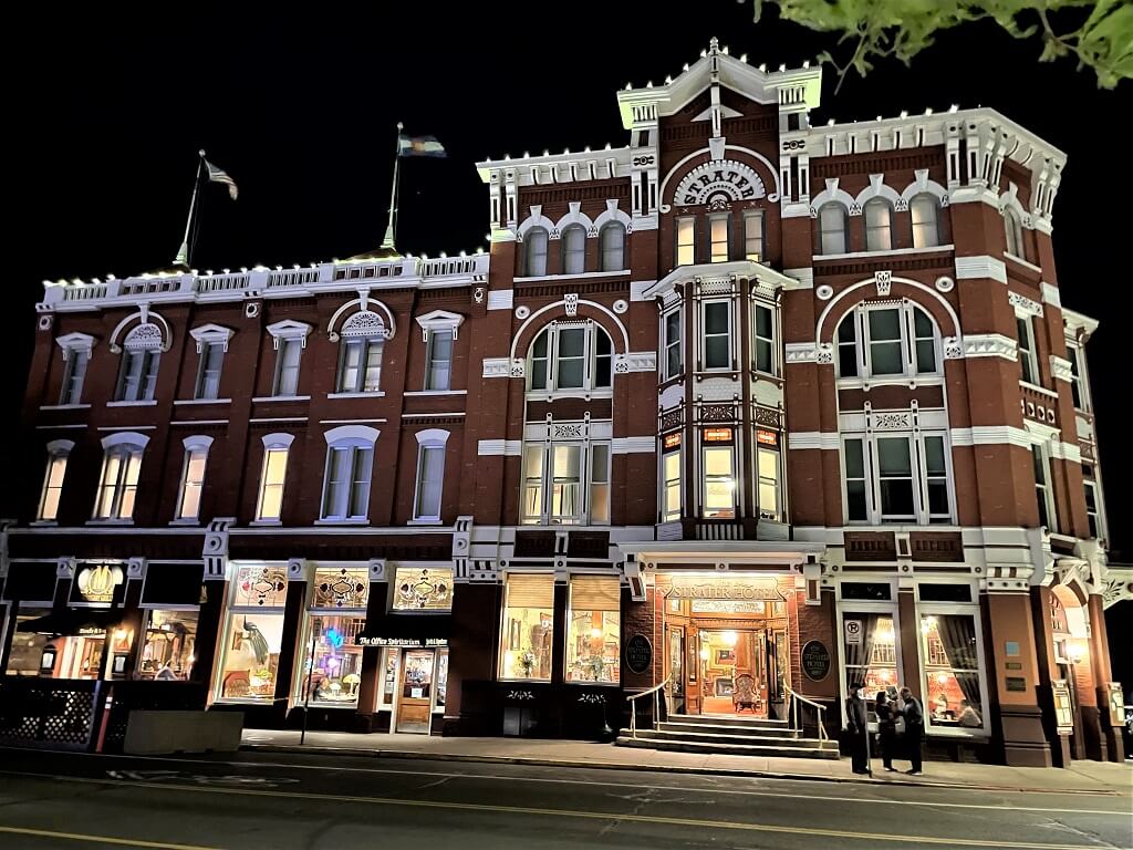 The Strater Hotel in Durango, a city in southwest Colorado