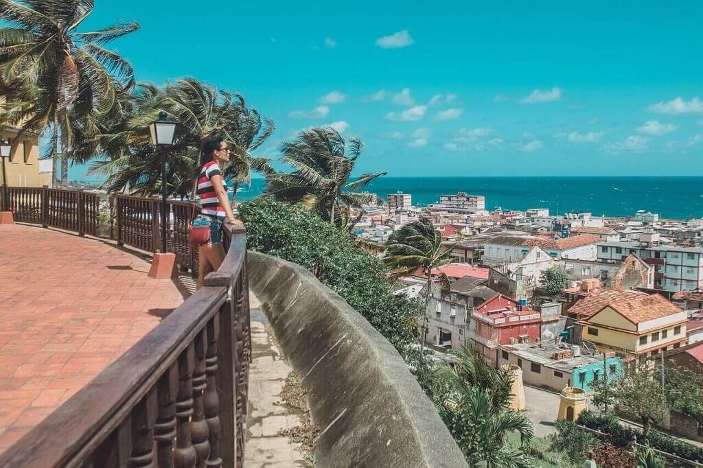 A view of Baracoa from a hilltop