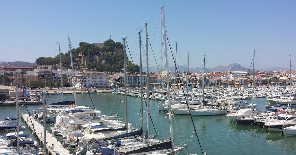 Marina in Denia, one of the hidden gems of Spain