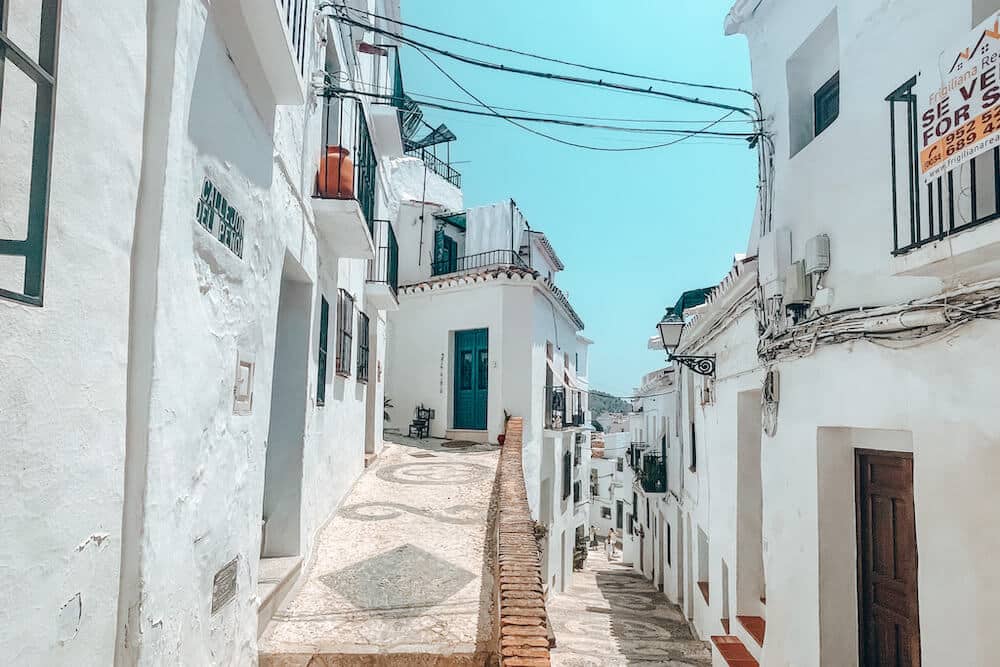 A street in Frigiliana, a hidden gem in Spain.