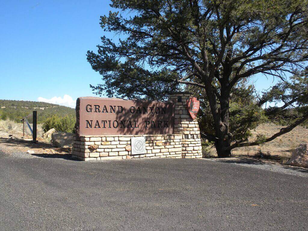Entrance to Grand Canyon National Park