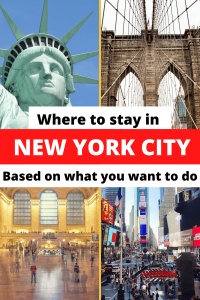 WHERE TO STAY IN NEW YORK CITY BASED ON WHAT YOU WANT TO SEE AND DO ...