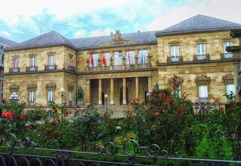 The Municipal building in Vitoria-Gasteiz in Spain.