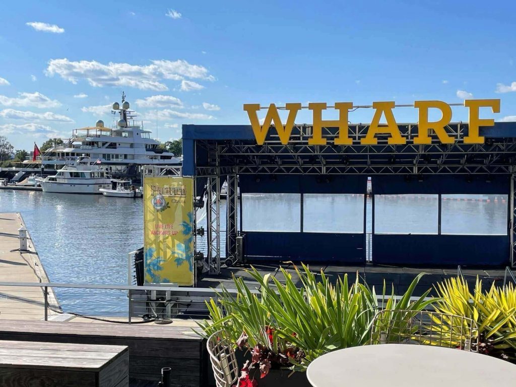 A wharf in The Wharf, an entertainment venue in Washington DC