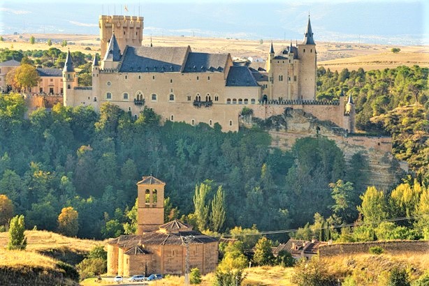Segovia castle in Spain