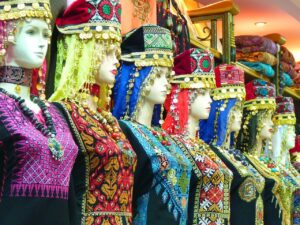 colorful middle eastern clothing