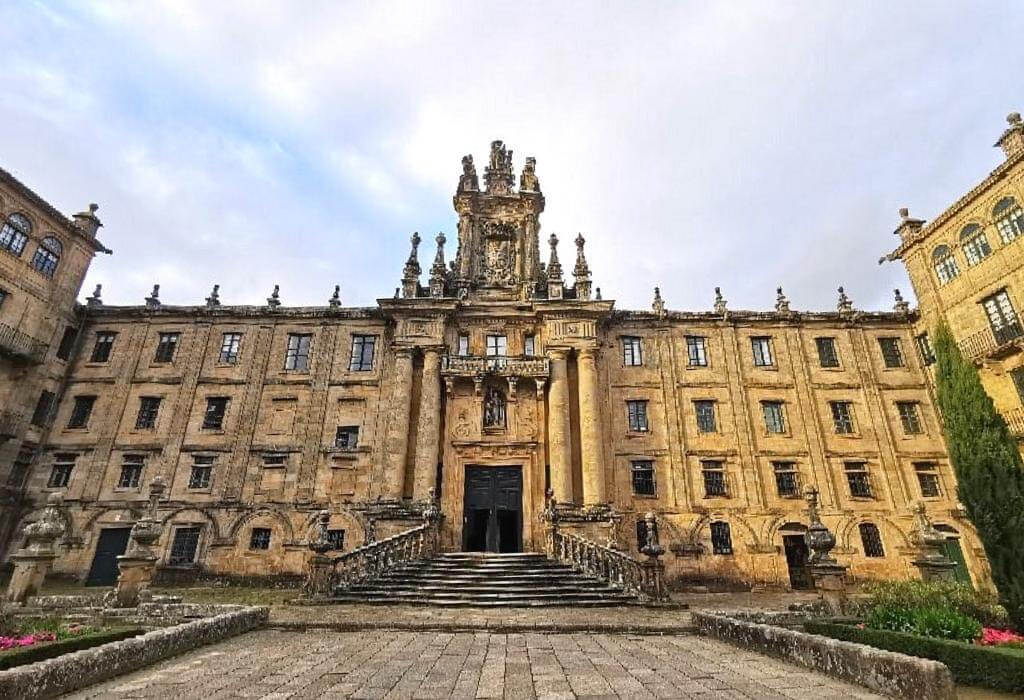 The Abbey of San Martin Pinario in Santiago de Compostela, Galicia, Spain