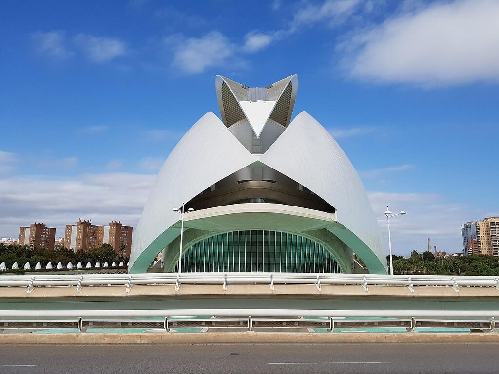 The Palau de les Arts Queen Sofia in Valencia's City of Arts and Sciences