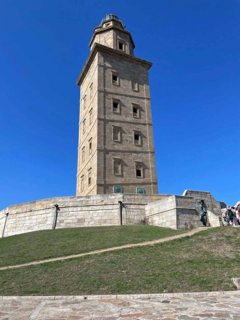 The Tower or Hercules in Galicia, Spain. A major stop on your northern Spain road trip