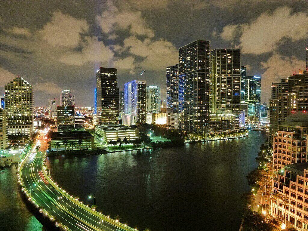 Miami is famous for its skyline
