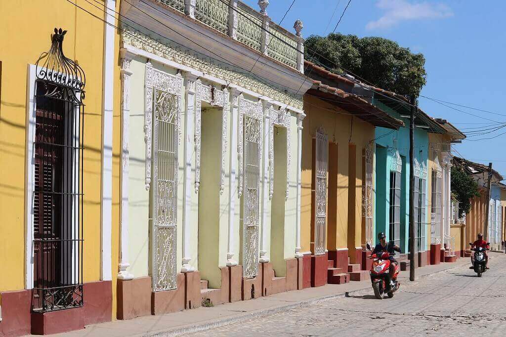 A street scene in Trinidad, Cuba