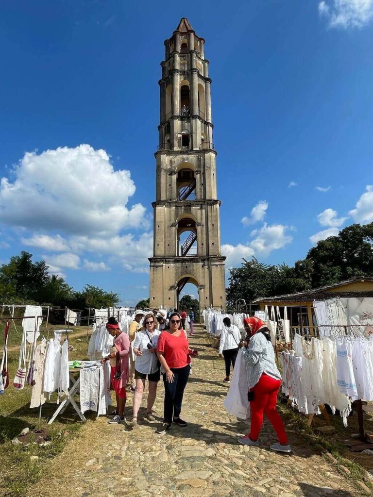 The watchtower in Valle de los Ingenios one of the best things to see in Trinidad, Cuba