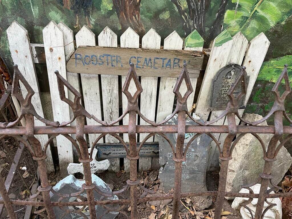 Rooster Cemetery in Key West