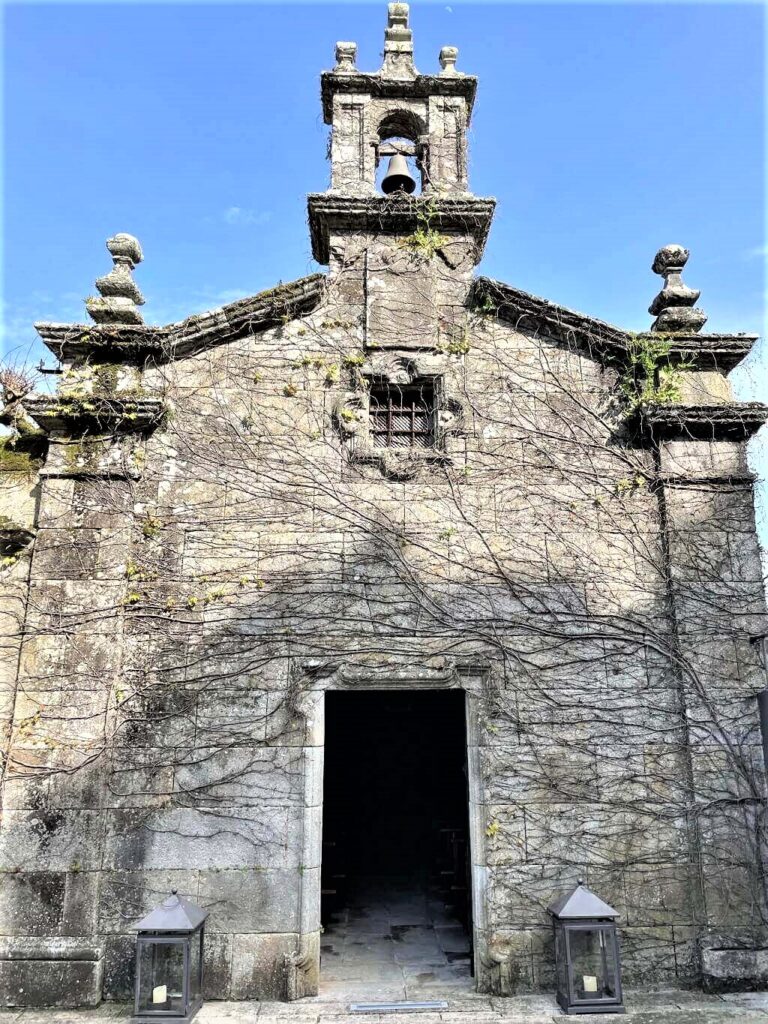 ancient family chapel in the Roas Baixas wine region