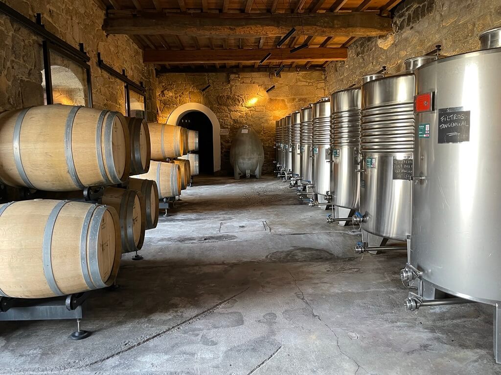 Wine Cellars of the Fefiñanes winery