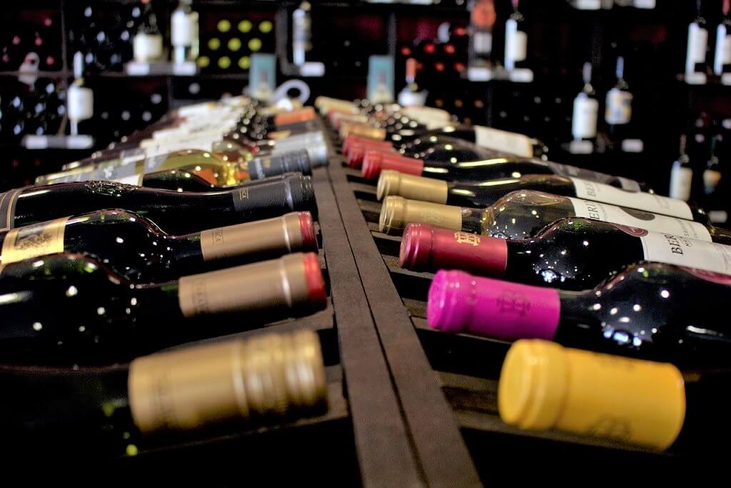 bottles of wine in the Mendoza wine region