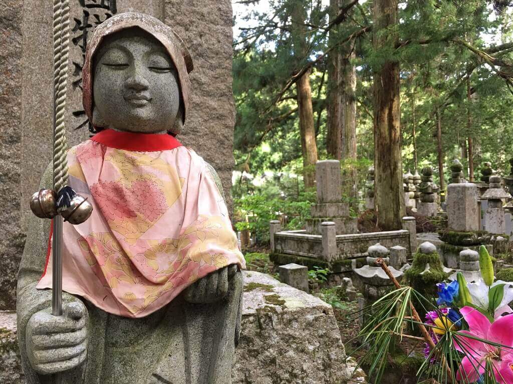 A Jizo Bosatsu in Okunoin cemetery