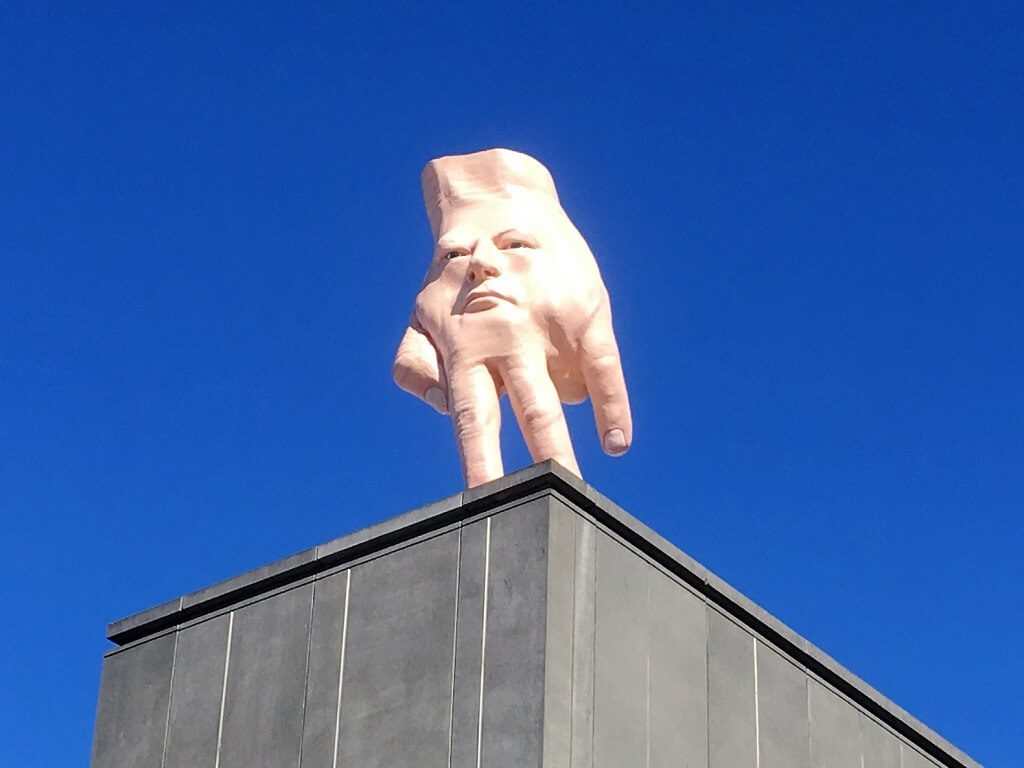 Art atop the Christchurch Art Gallery