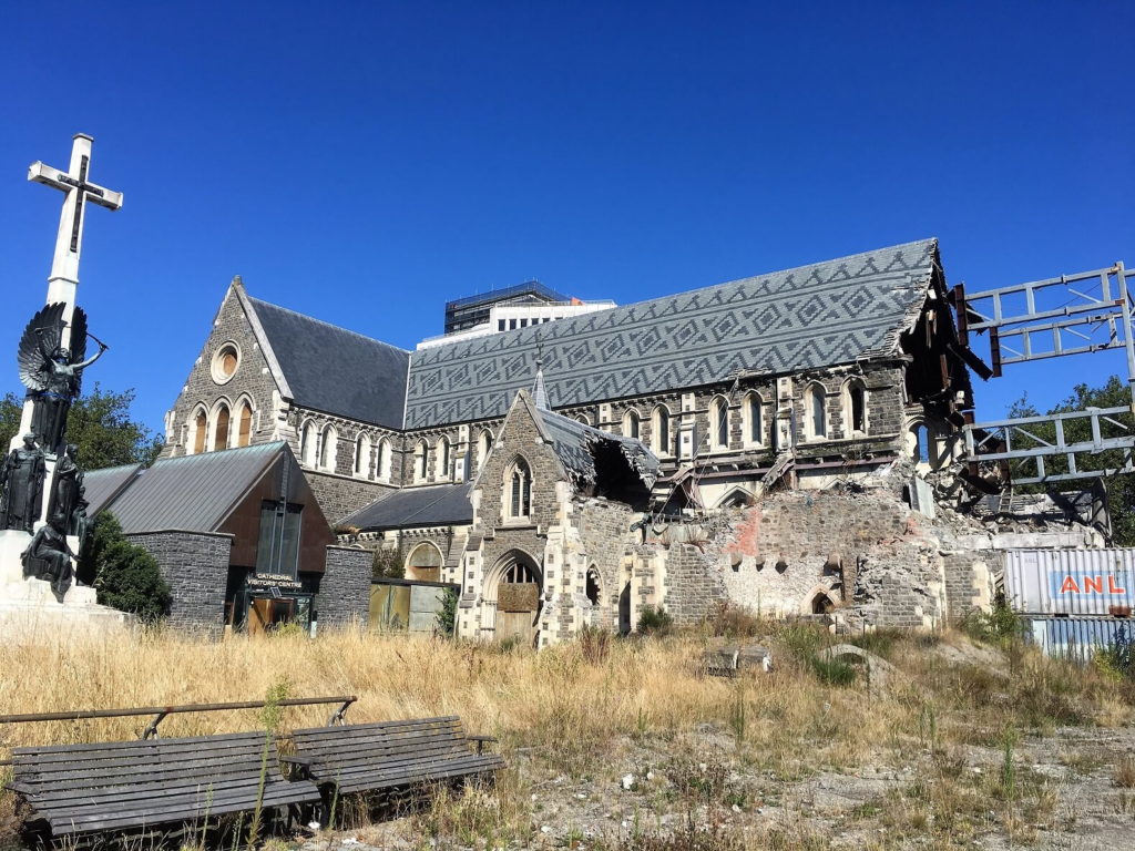 Christchurch Cathedral. Demolished in the 2011 earthquake.