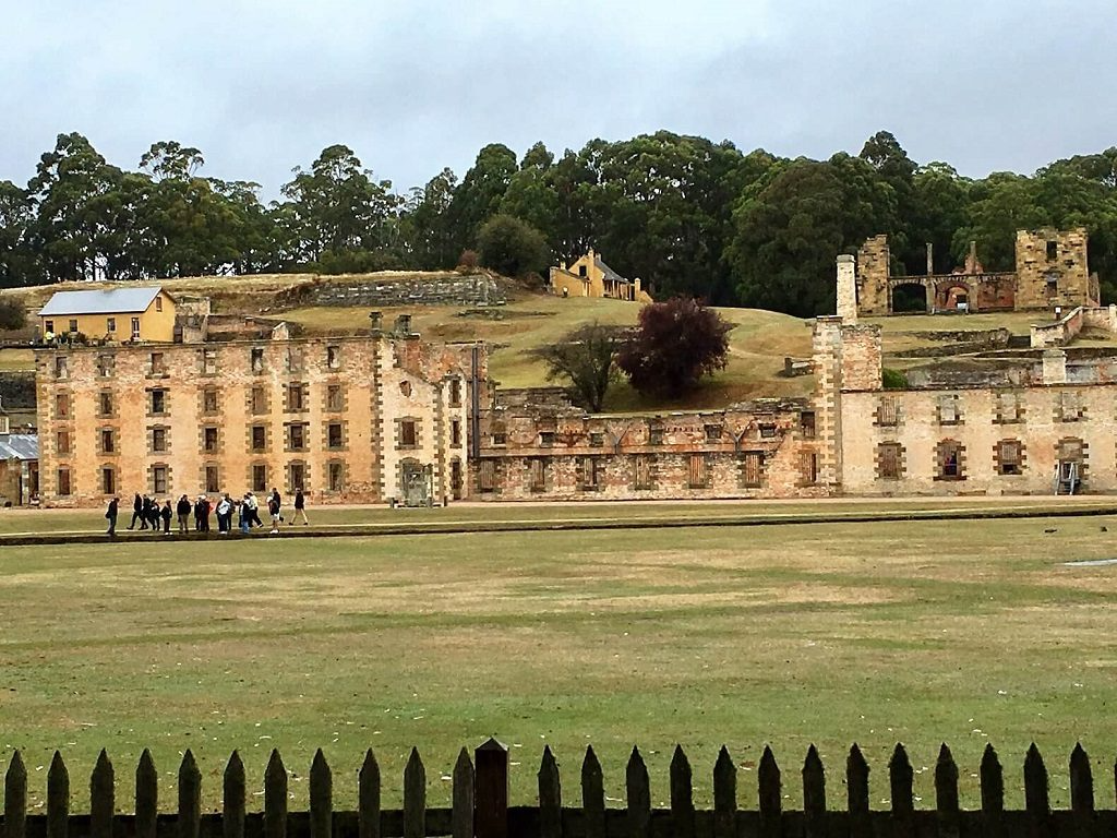 Port Arthur historic prison system. One of the historic sights you'll se on an  