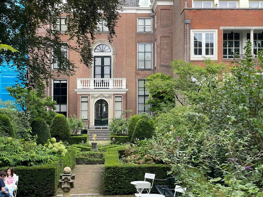 Garden at the Loom Museum one of Amsterdam's Hidden Gems