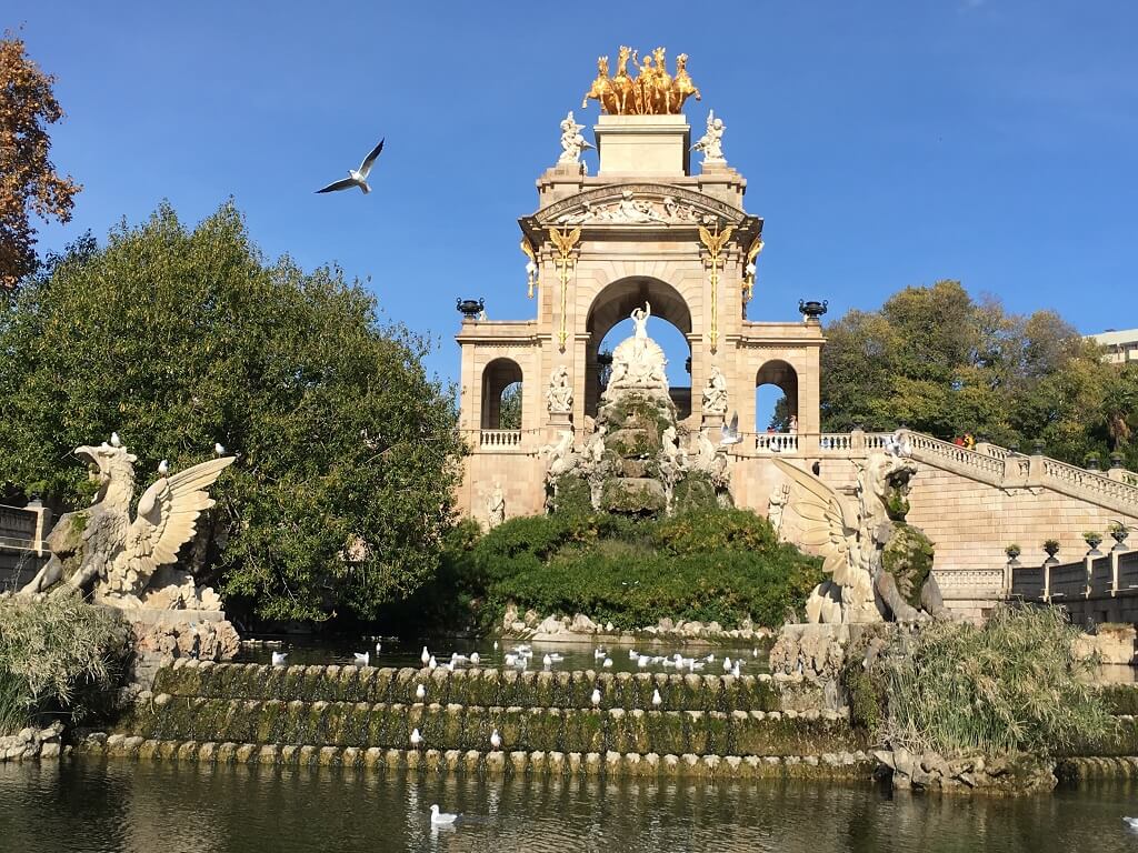 Retiro Park in Barcelona