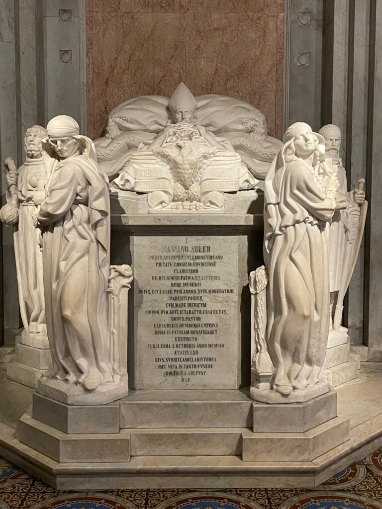 Bishop's tomb in Montevideo's cathedral