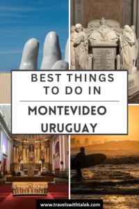 Collage of things to do in Montevideo