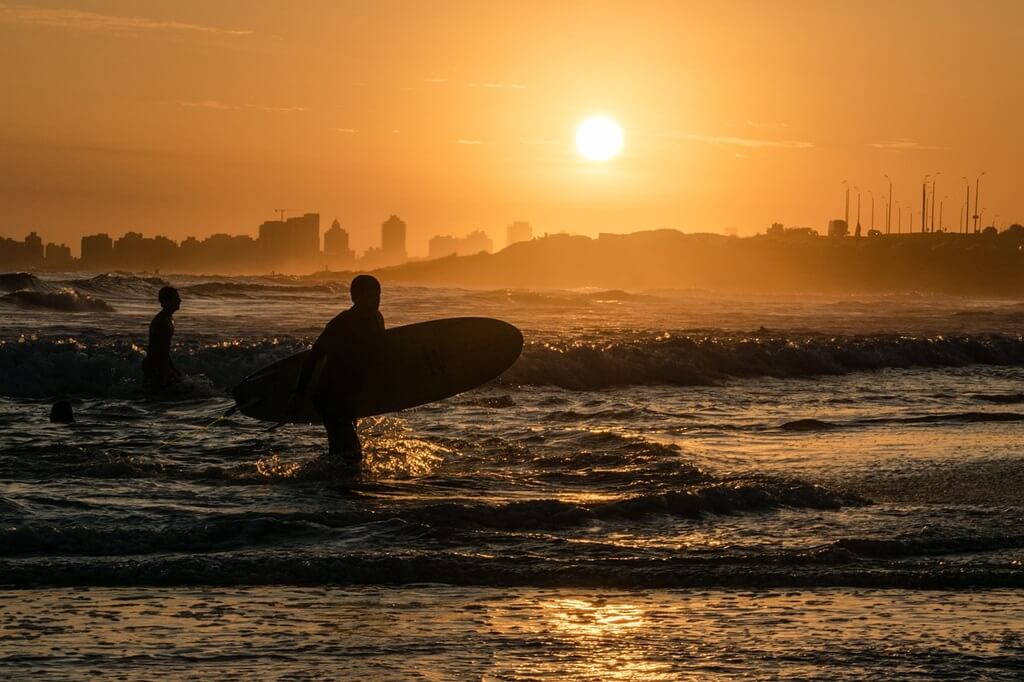 Going to the beach is one of the best things to do in in Montevideo