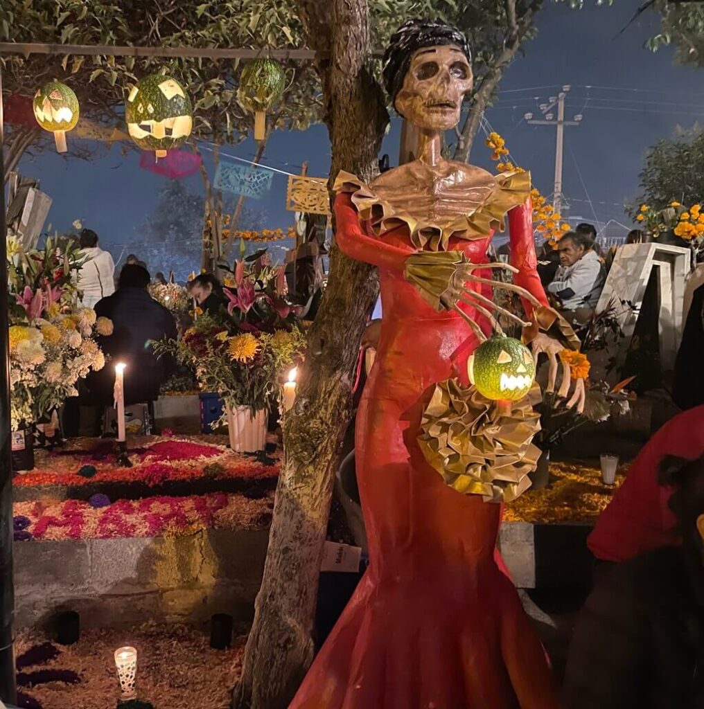 A Catrina sculpture